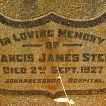 STEEL Francis James -1927