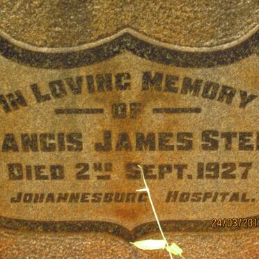 STEEL Francis James -1927