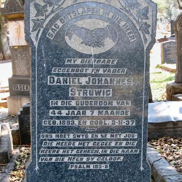 STRUWIG Daniel Johannes 1893-1937