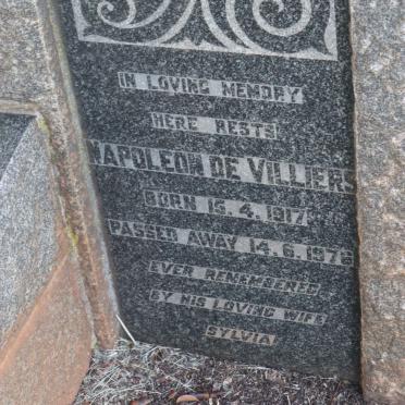 VILLIERS Hendrik Francois, de 1874-1953 &amp; Jeanetta Cathrina LABUSCHAGNE 1877-1944
