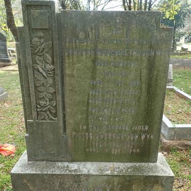 WYK Pieter Jacobus, van 1869-1940 &amp; Johanna Margaretha KEMPEN -1938