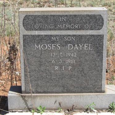 DAYEL Moses 1942-1961