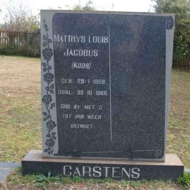 CARSTENS Matthys Louis Jacobs 1908-1966