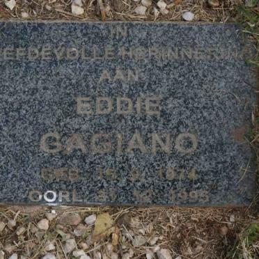 GAGIANO Eddie 1974-1995