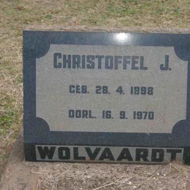 WOLVAARDT Christoffel J. 1898-1970