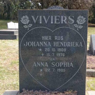 VIVIERS Johanna Hendrieka 1909-1976