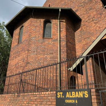 Gauteng, JOHANNESBURG, Ferreirasdorp, St. Albans Anglican Church, Memorial