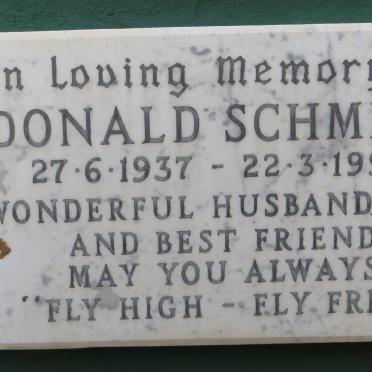 SCHMIDT Donald 1937-1999