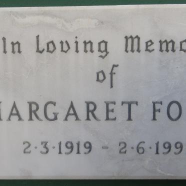 FORTE Margaret 1919-1999