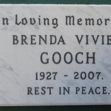 GOOCH Brenda Vivien 1927-2007