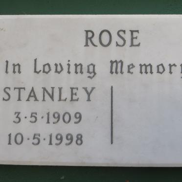 ROSE Stanley 1909-1998