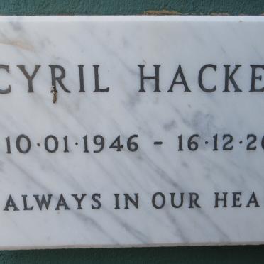 HACKETT Cyril 1946-2008