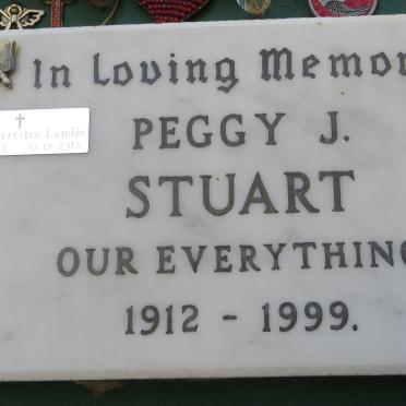 STUART Peggy J. 1912-1999 :: LUNDIE Peter Forrester 1949-2013