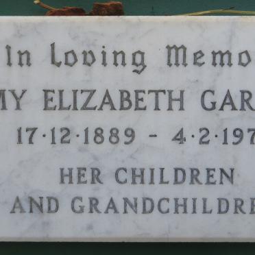 GARNETT Amy Elizabeth 1889-1977