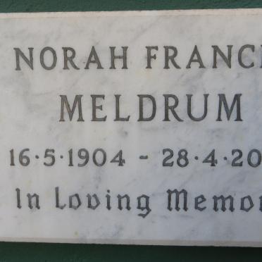 MELDRUM Norah Frances 1904-2003