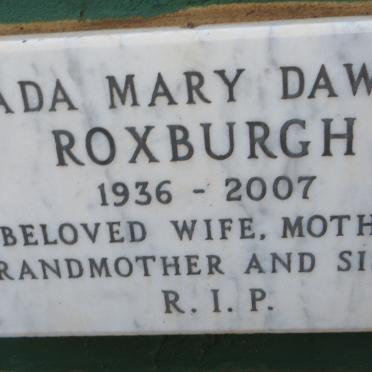 ROXBURGH Ada Mary Dawn 1936-2007