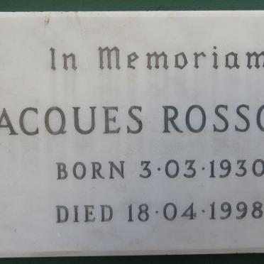 ROSSOUW Jacques 1930-1998