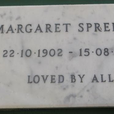 SPRENGER Margaret 1902-1999