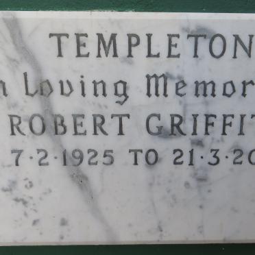 TEMPLETON Robert Griffith 1925-2001