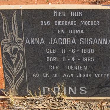 PRINS Anna Jacoba Susanna 1888-1965