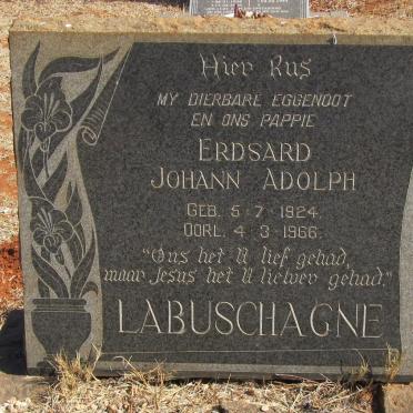 LABUSCHAGNE Erdsard Johann Adolph 1924-1966