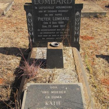 LOMBARD Pieter 1888-1944 &amp; Katie 1898-1983