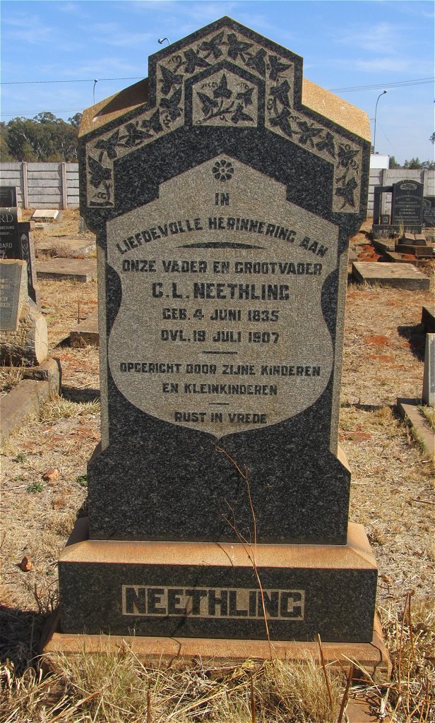 NEETHLING C.L. 1835-1907