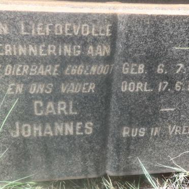 PRINS Carl Johannes 1885-1958
