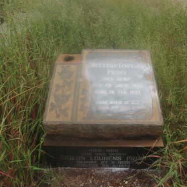 PRINS Gideon Lourens 1889-1974 &amp; Alettha Louisa KEMP 1886-1961