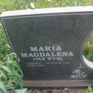 VRIES Izak Daniel, de 1936-2012 &amp; Maria Magdalena VAN WYK 1936-
