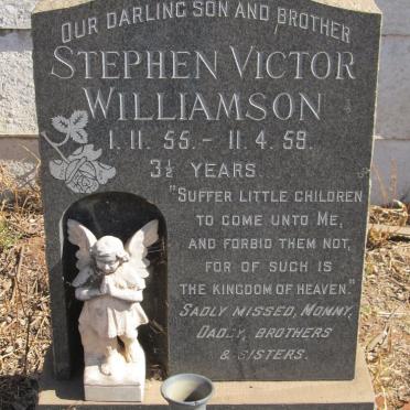 WILLIAMSON Stephen Victor 1955-1959