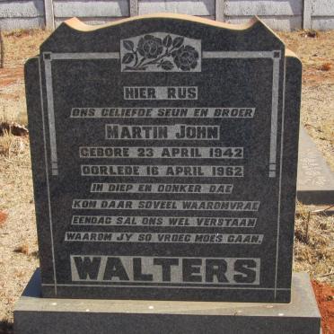 WALTERS Martin John 1942-1962