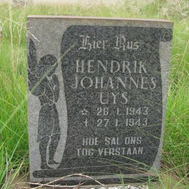 UYS Hendrik Johannes 1943-1943