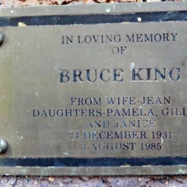 KING Bruce 1931-1985