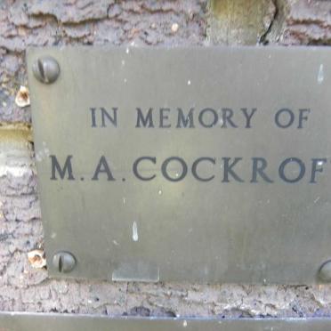 COCKROFT M.A.