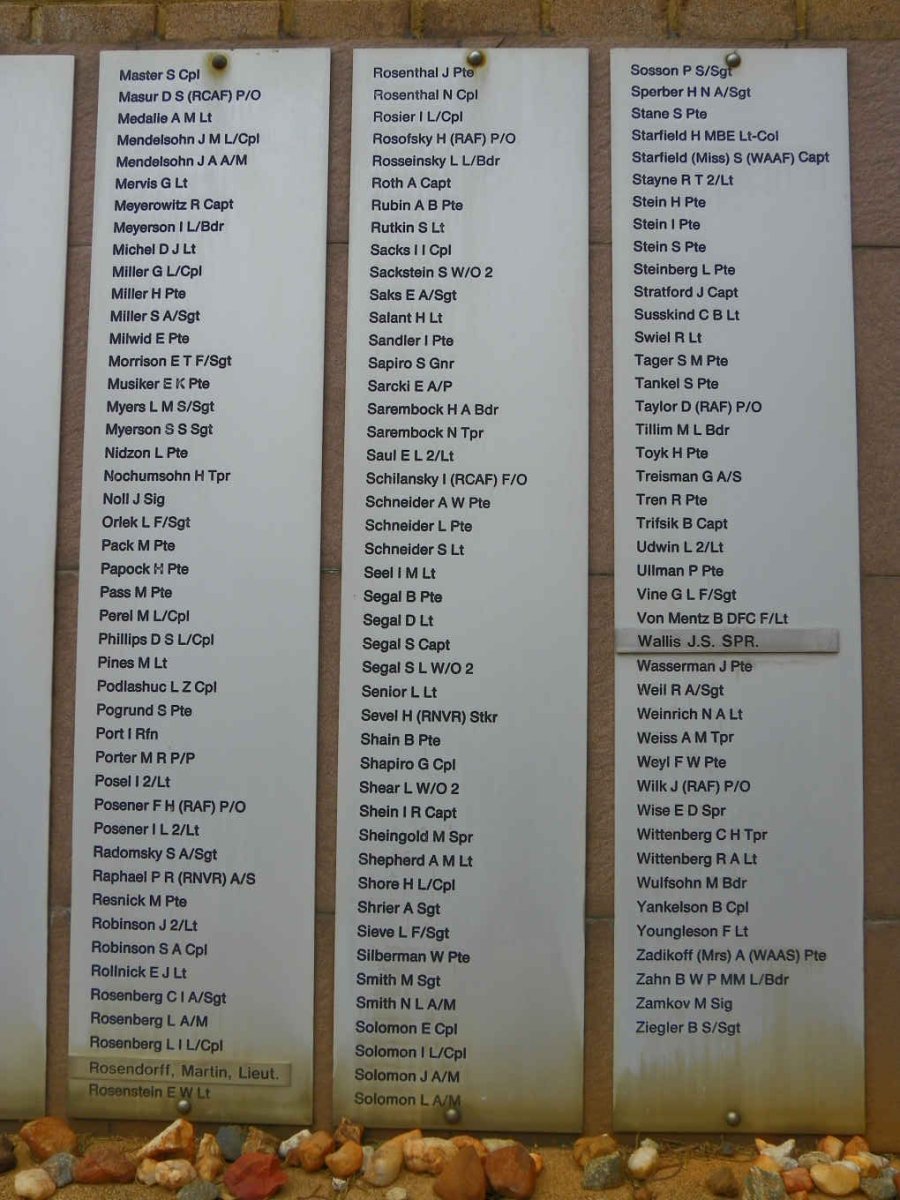 07. Roll of Honour World War II - 1939-1945 continued