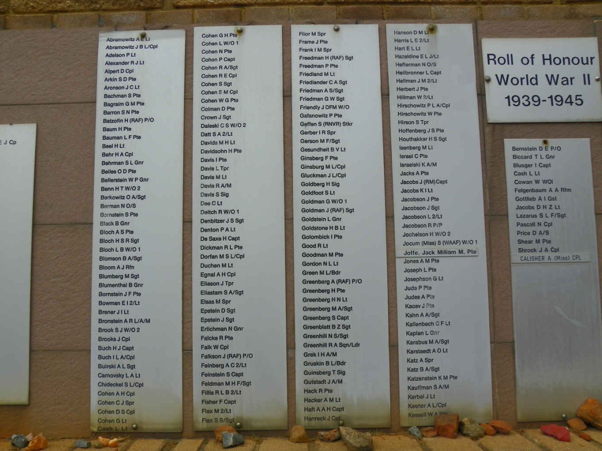 05.  Roll of Honour World War  II - 1939-1945