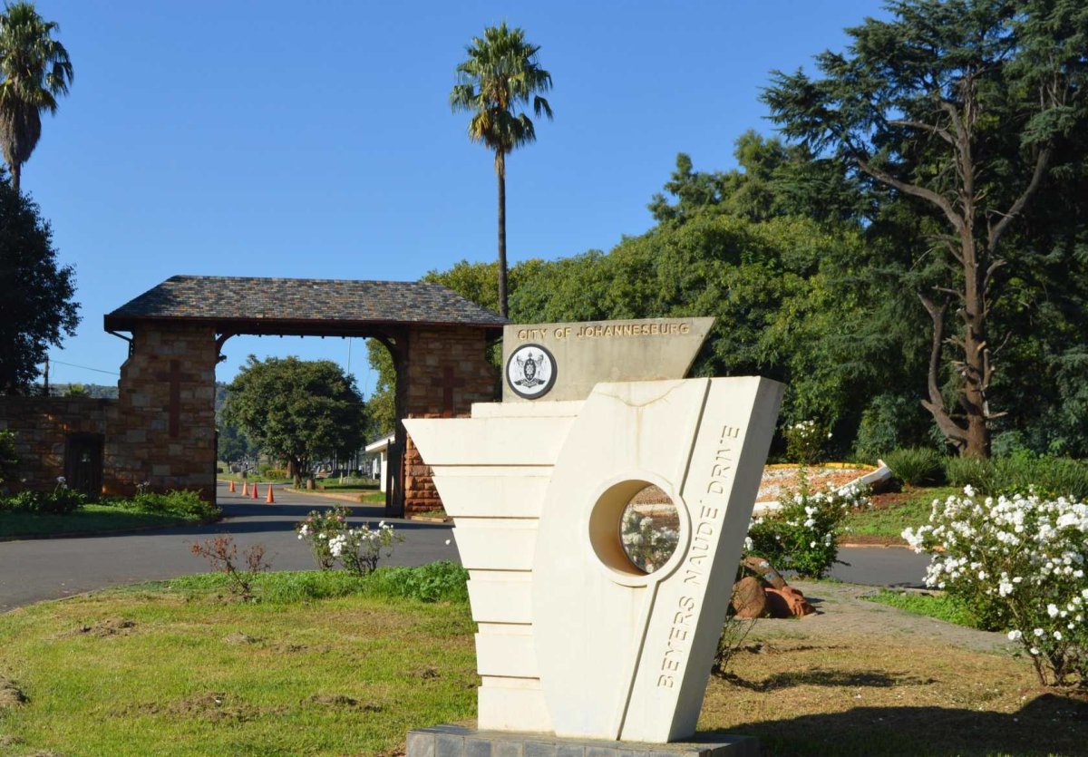 01. Entrance to West Park Cemetery, Johannesburg