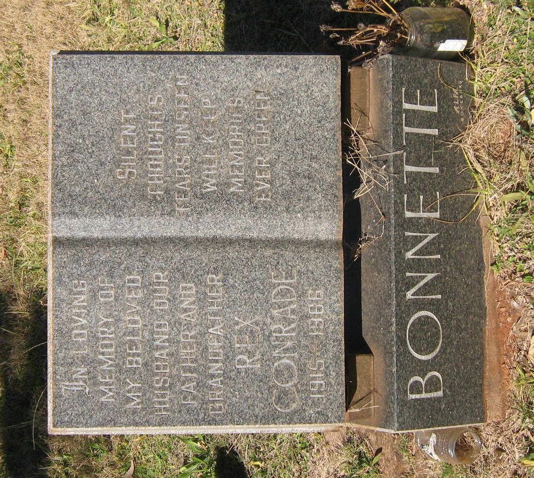 BONNETTE Rex Conrade 1915-1966