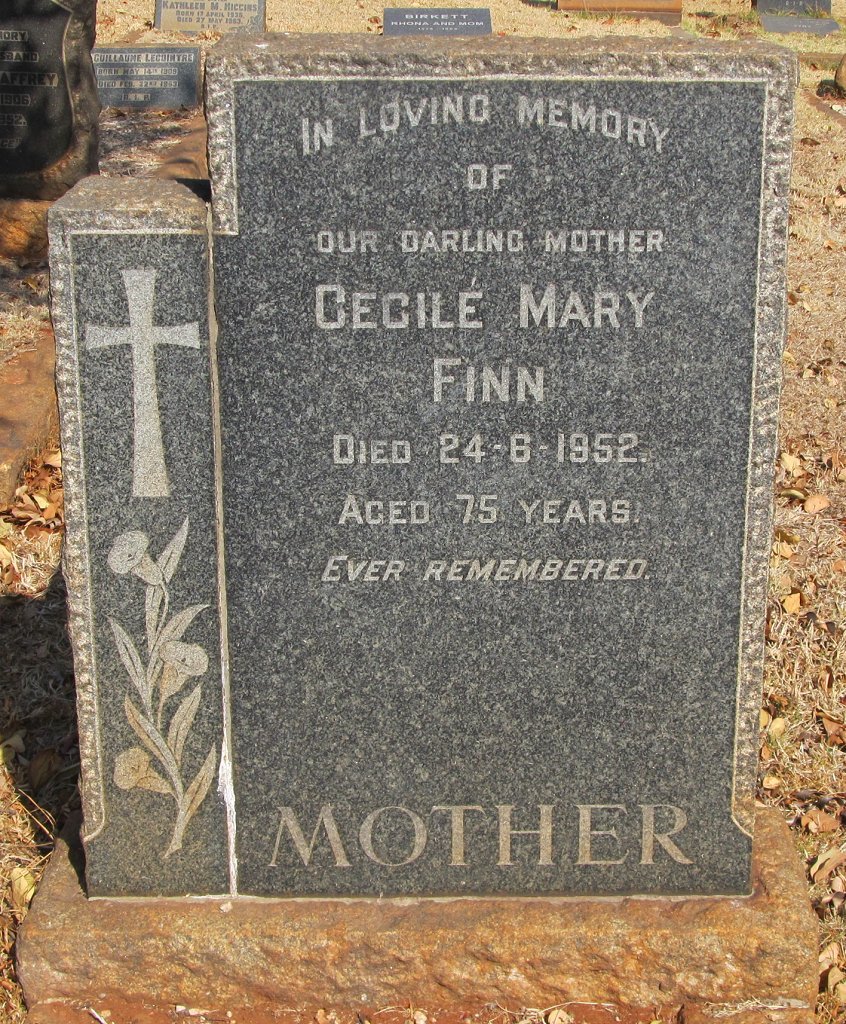 FINN Cecile Mary -1952