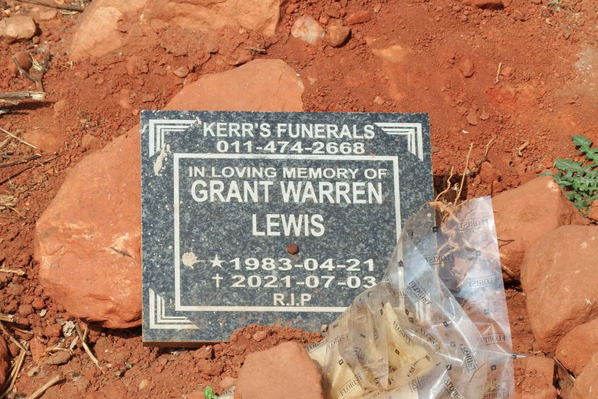 LEWIS Grant Warren 1983-2021