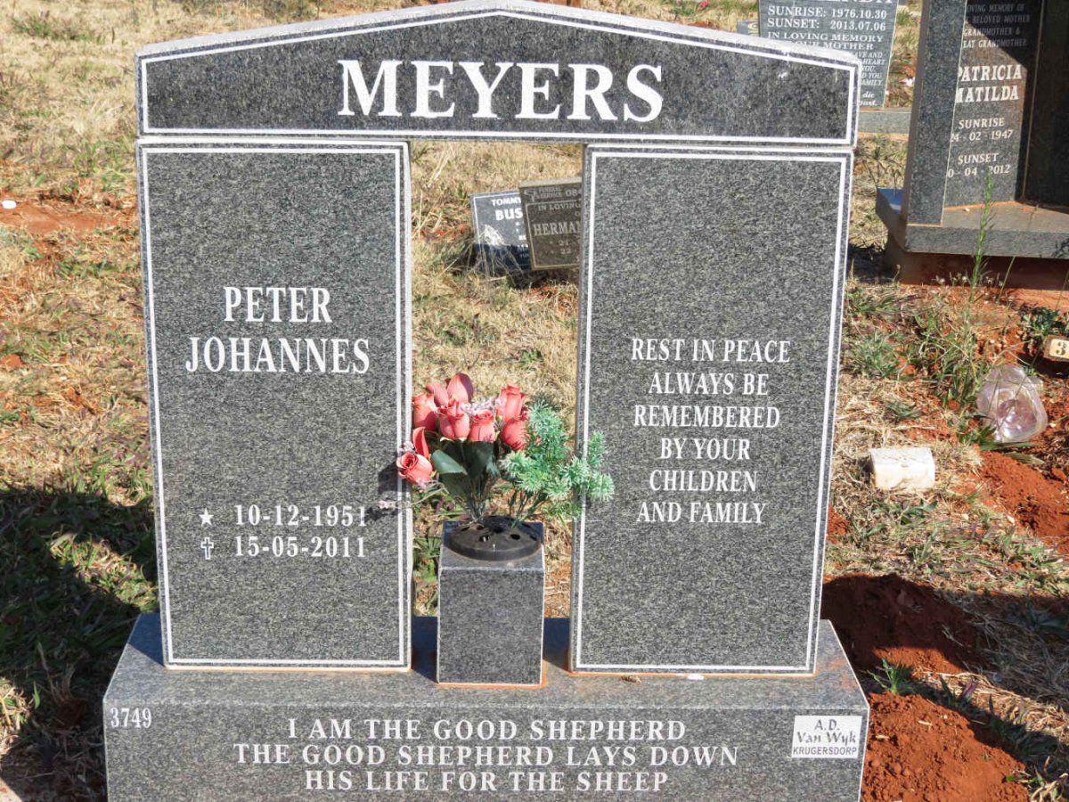 MEYERS Peter Johannes 1951-2011