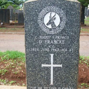 FRANCKE D. -1943