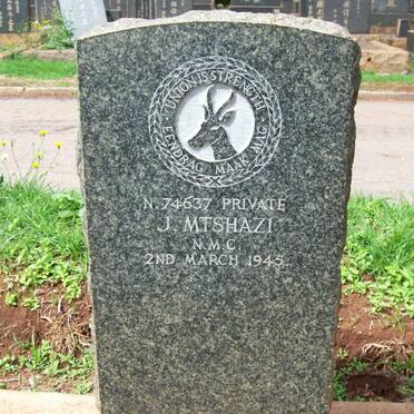 MTSHAZI J. -1945