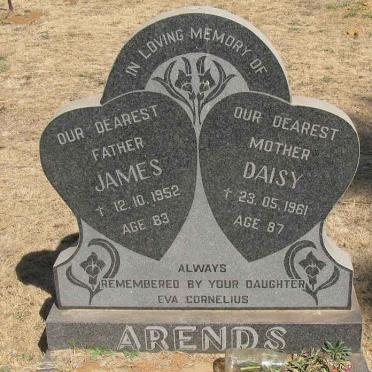 ARENDS James -1952 &amp; Daisy -1961