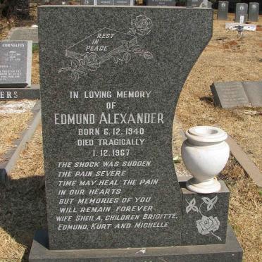 ALEXANDER Edmund 1940-1967
