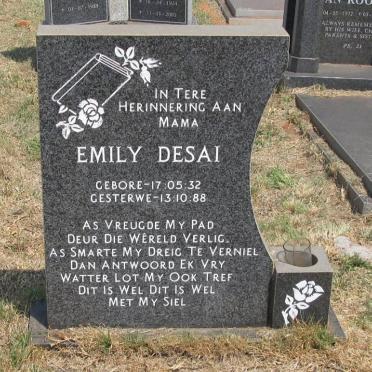 DESAI Emily 1932-1988