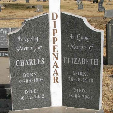 DIPPENAAR Charles 1906-1952 &amp; Elizabeth 1916-2001