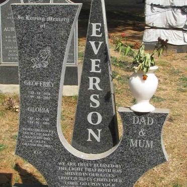 EVERSON Geoffrey 1938-2002 &amp; Gloria 1945-2005