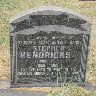 HENDRICKS Stephen 1912-1969